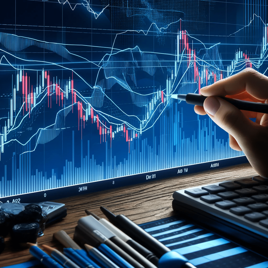 Support and resistance illustrated with multiple dynamic indicators