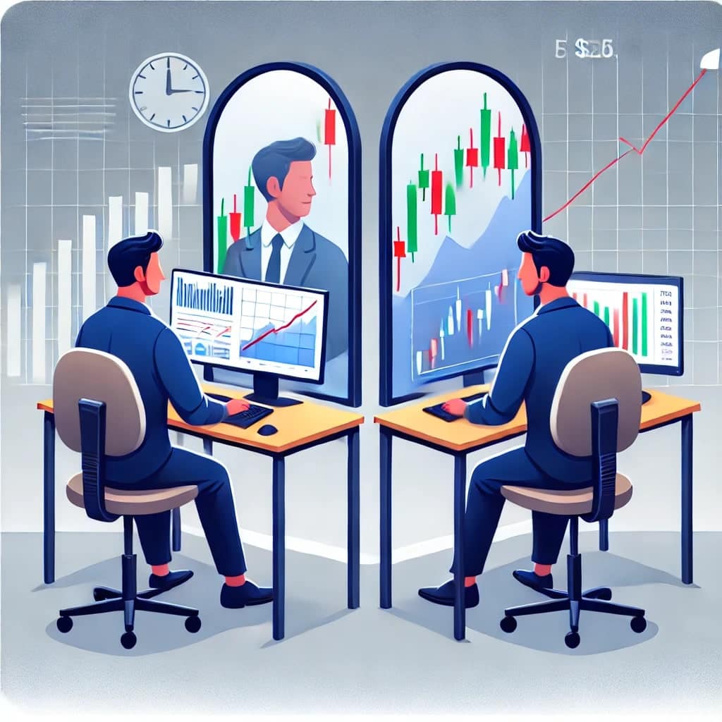 Mirror trading represented directly