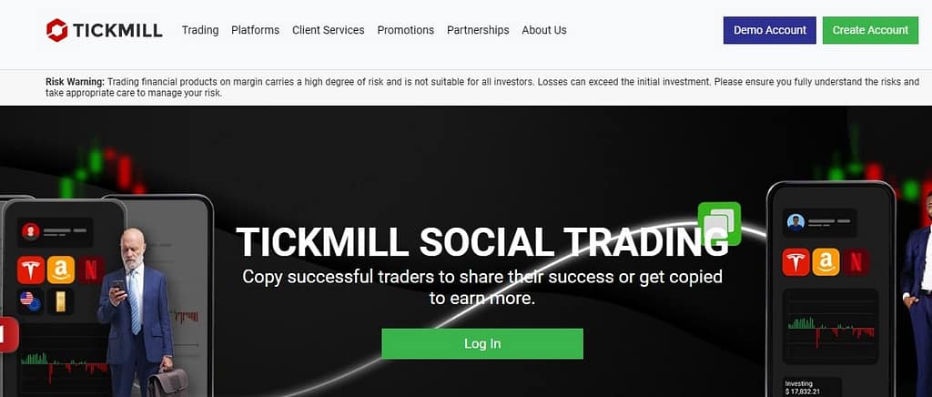 tickmill copy trading