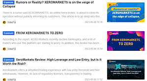 Customer reviews on Xero Market or XeroMarkets maybe closing down and not a reliable broker and not worth taking the risk on despite high leverage and low entry