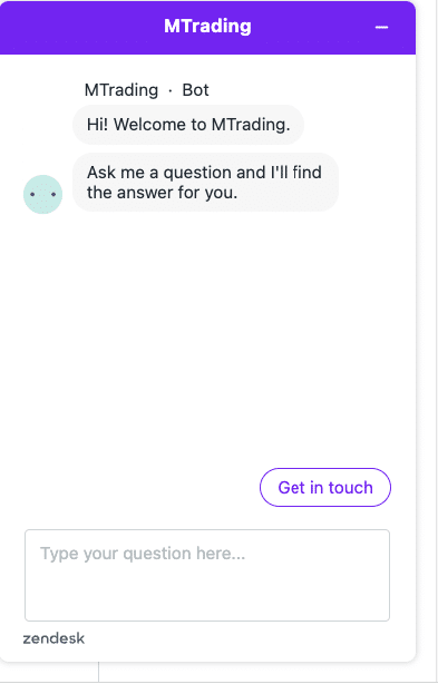hỗ trợ khách hàng tại mtrading