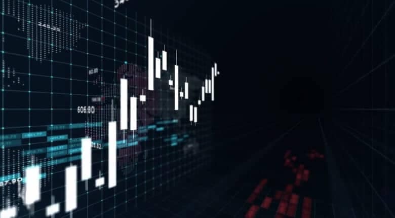 dark and white askew trading chart