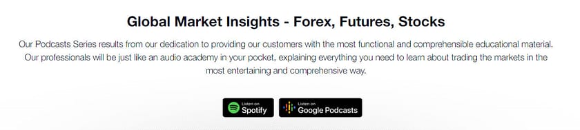 FP Markets: Podcasts Section