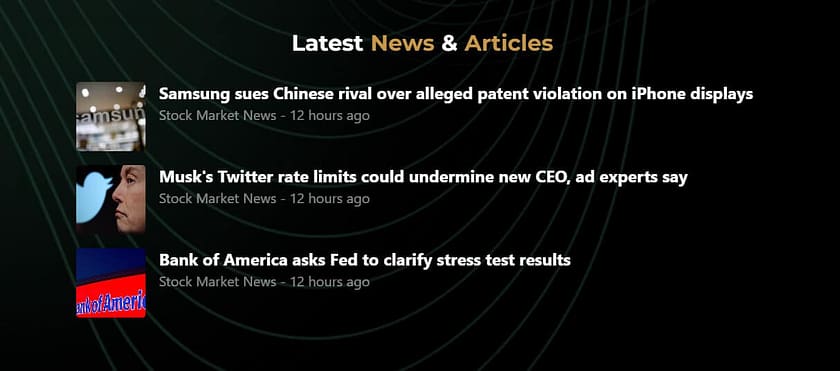 Latest News and Articles