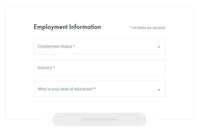 employement information