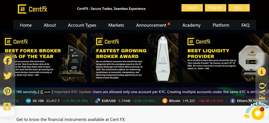CentFX Broker Review: Legit Broker or Just Another Scam?